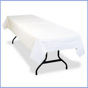 Rectangular White Banquet Table Linens 60 x 120 inches Rectangular White Banquet Table Linens 60 x 120 inches