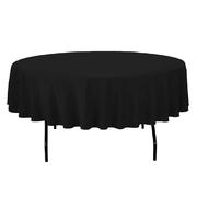 Black Round Table Linens - 90" Black Round Table Linens - 90"