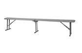 Folding Plastic Bench - 12 "x 72" Folding Plastic Bench - 12 "x 72"