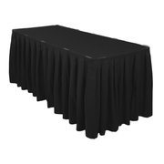 21.5ft. Black Table Skirting 21.5ft. Black Table Skirting