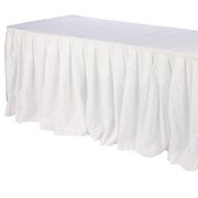 17ft. White Table Skirting 17ft. White Table Skirting