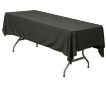Rectangular Black Banquet Table Linens 60 x 120 inches Rectangular Black Banquet Table Linens 60 x 120 inches