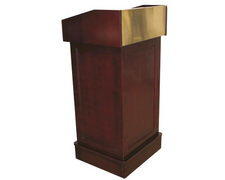 Podium - Cherry With Brass Trim Podium - Cherry With Brass Trim