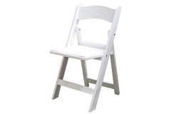 White Resin Folding Chair White Resin Folding Chair